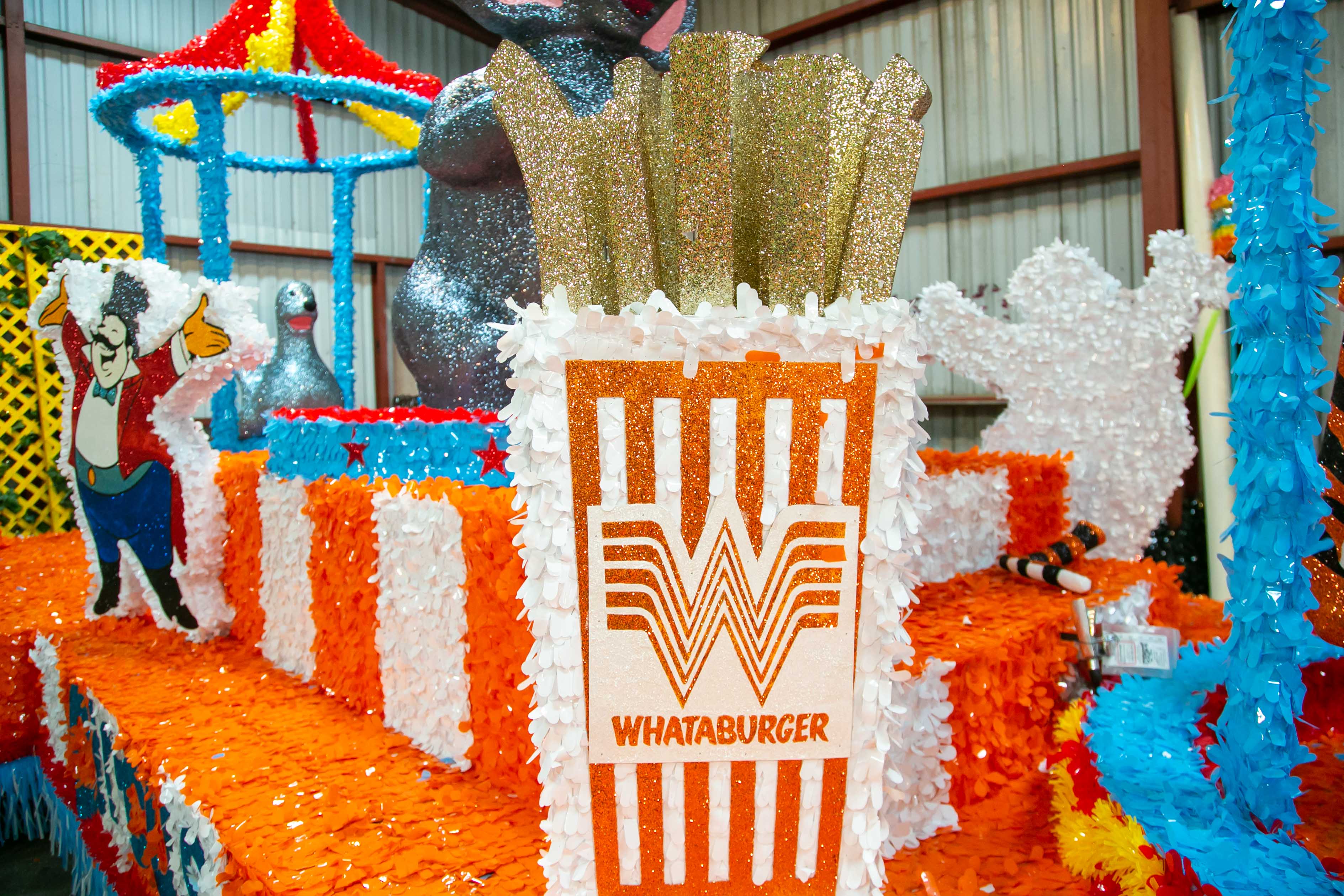 Whataburger Float Project The making of Whataburger’s float for San Antonio’s Battle of Flowers ...