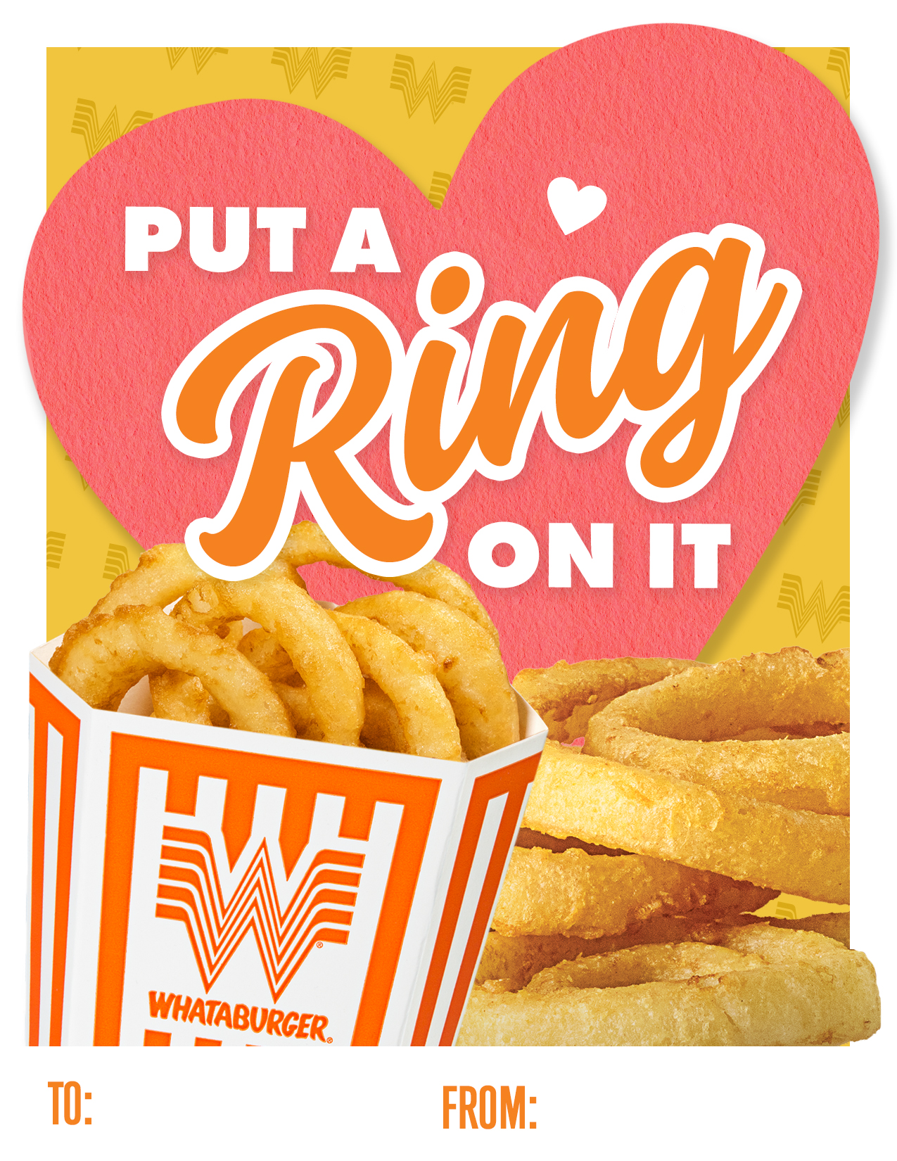 Sweet & Spicy Whataburger Valentines