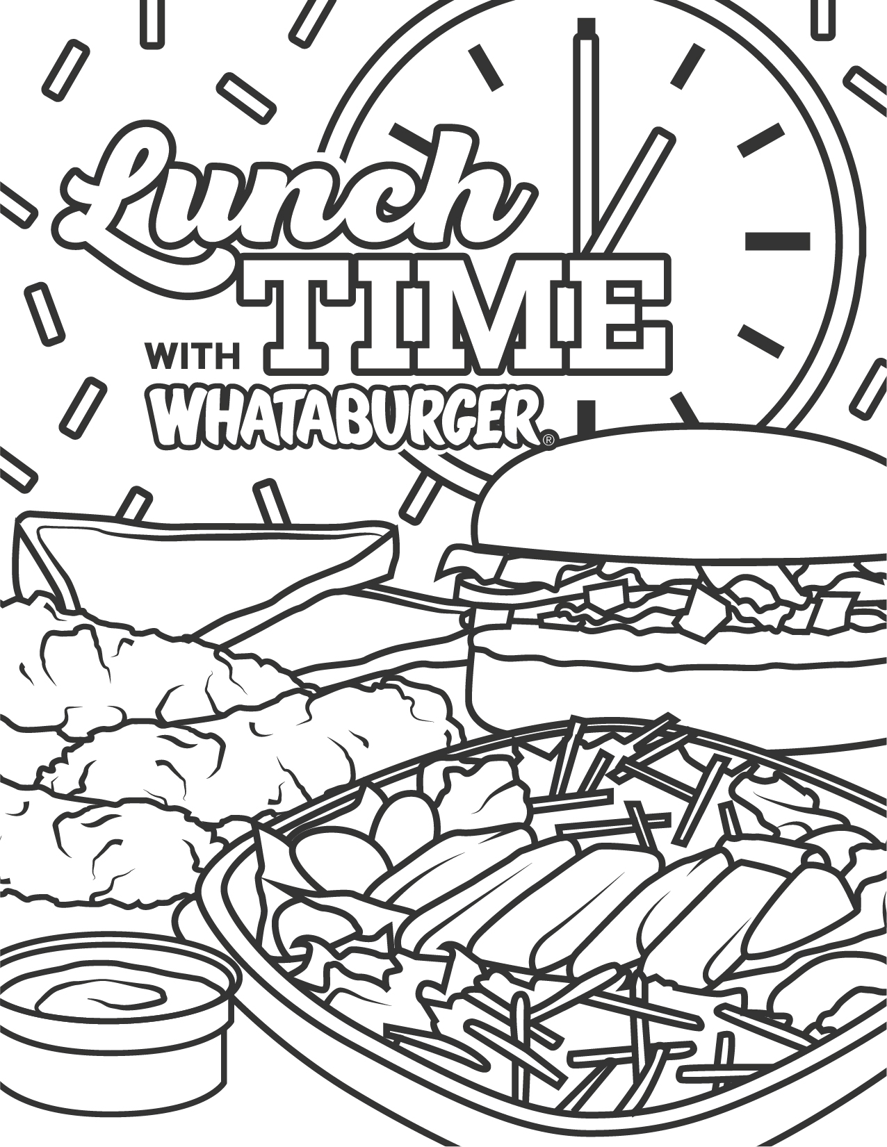 Whataburger Coloring Pages Coloring Pages