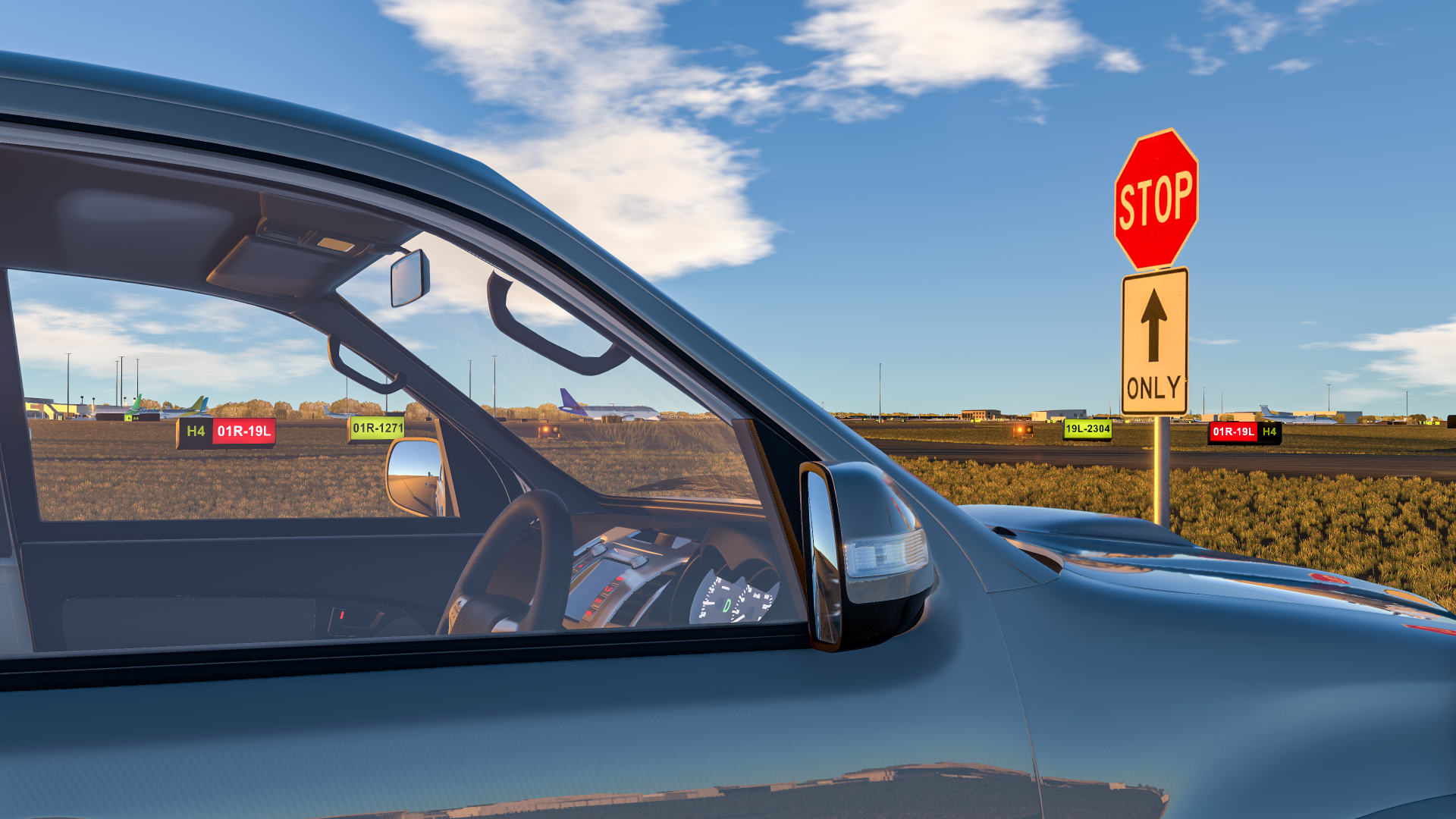 BAC airside driving simulator