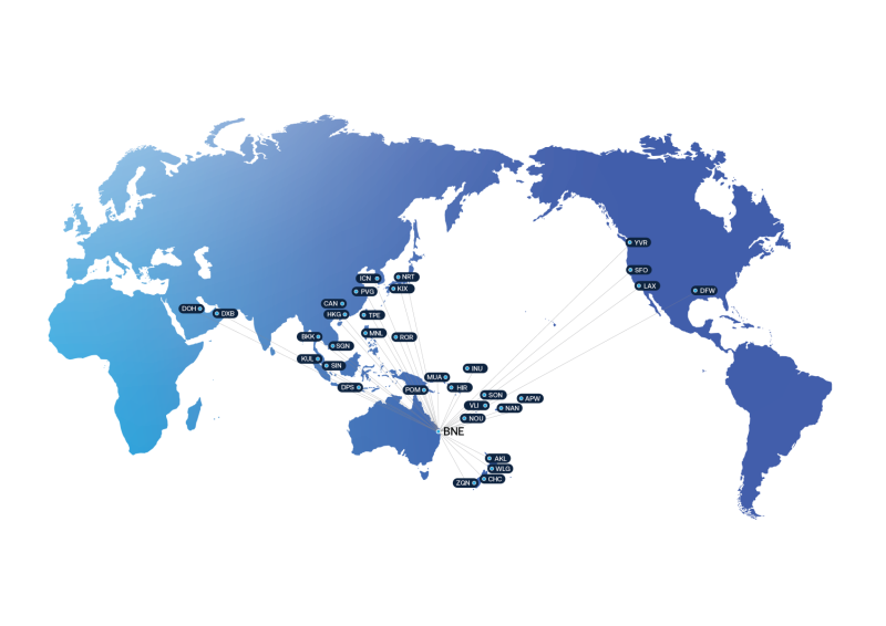 BNE International Network Map
