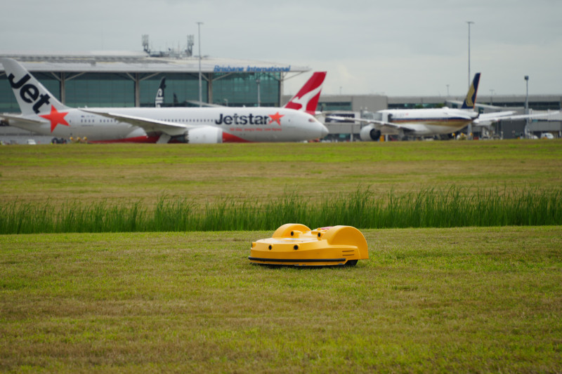 Brisbane Airport autonomous mowers A
