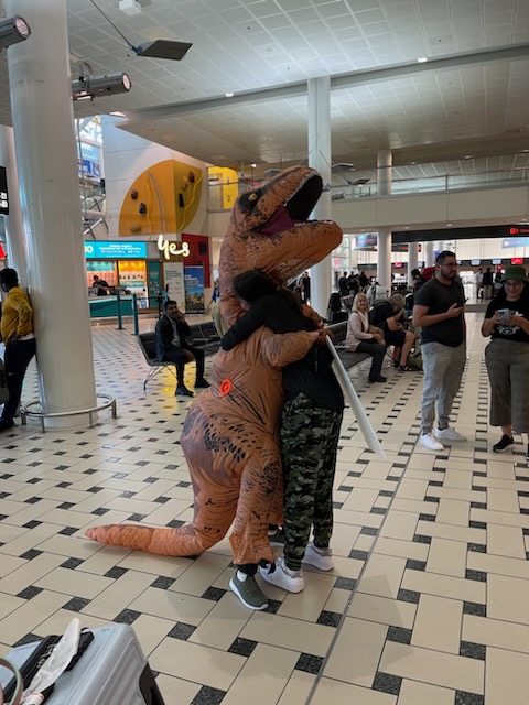 Bridezilla roams Brisbane Airport