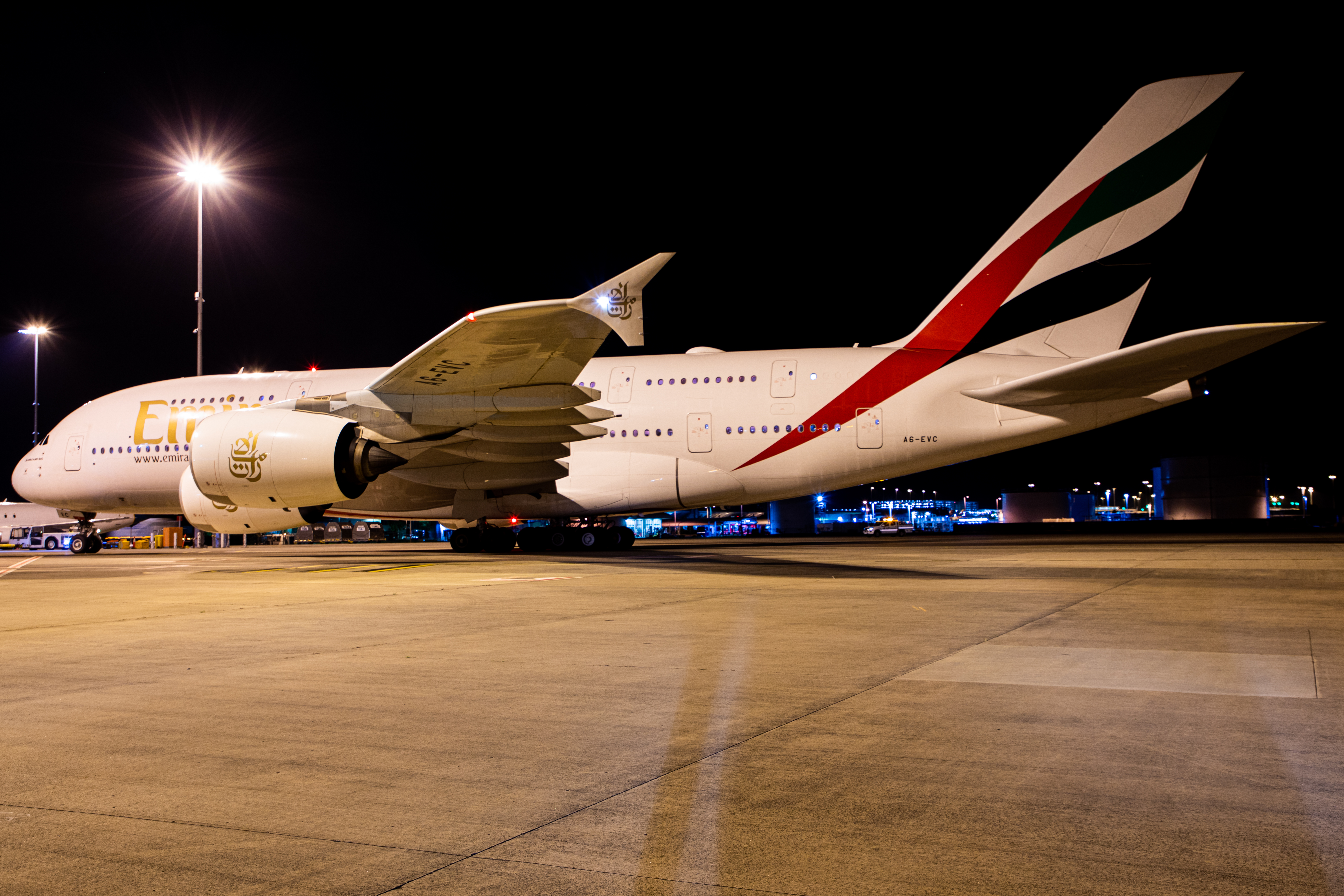 EK A380 at BNE - 1 March 2022 - 2