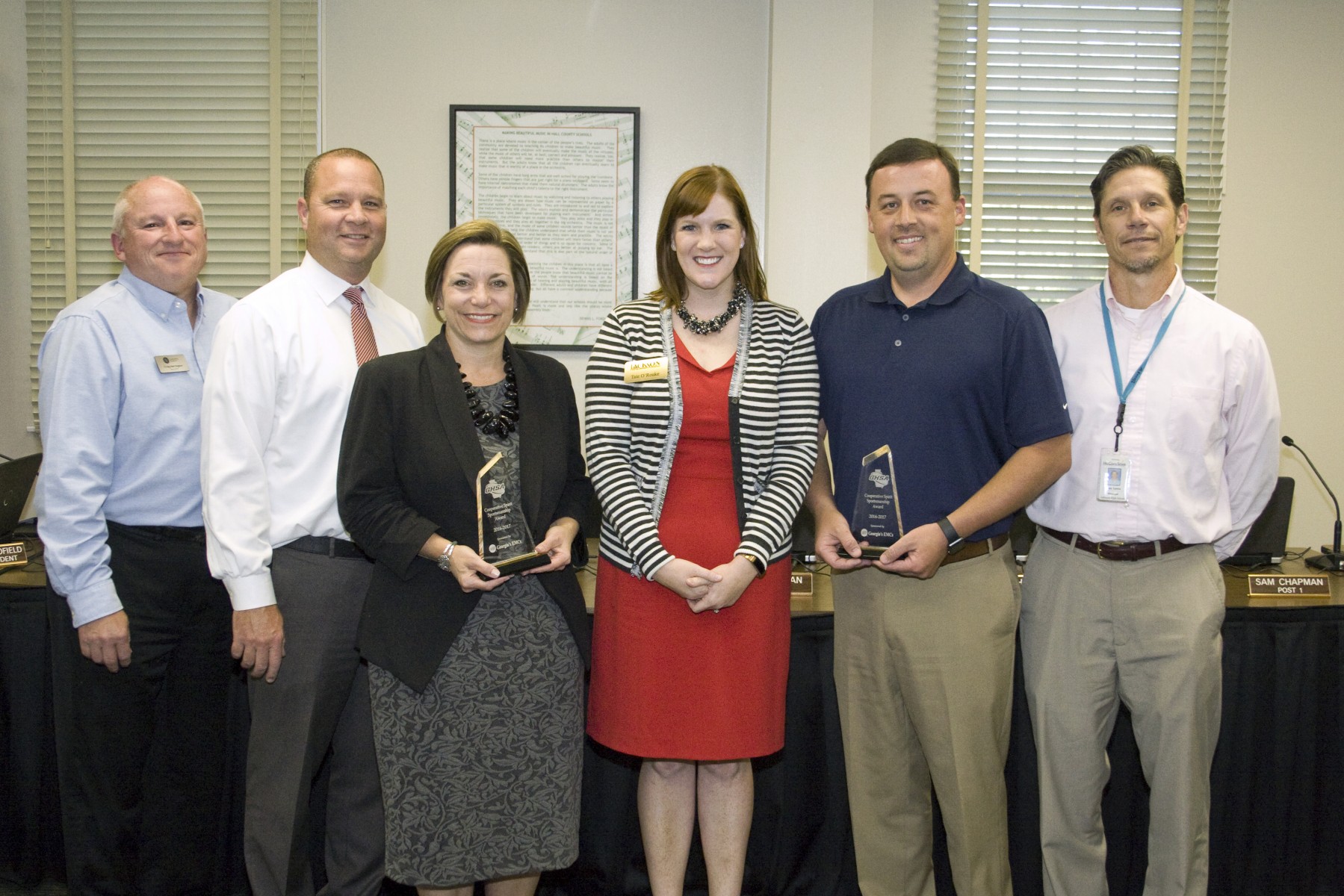 Chestatee and Johnson High Schools Win Cooperative Sportsmanship Award
