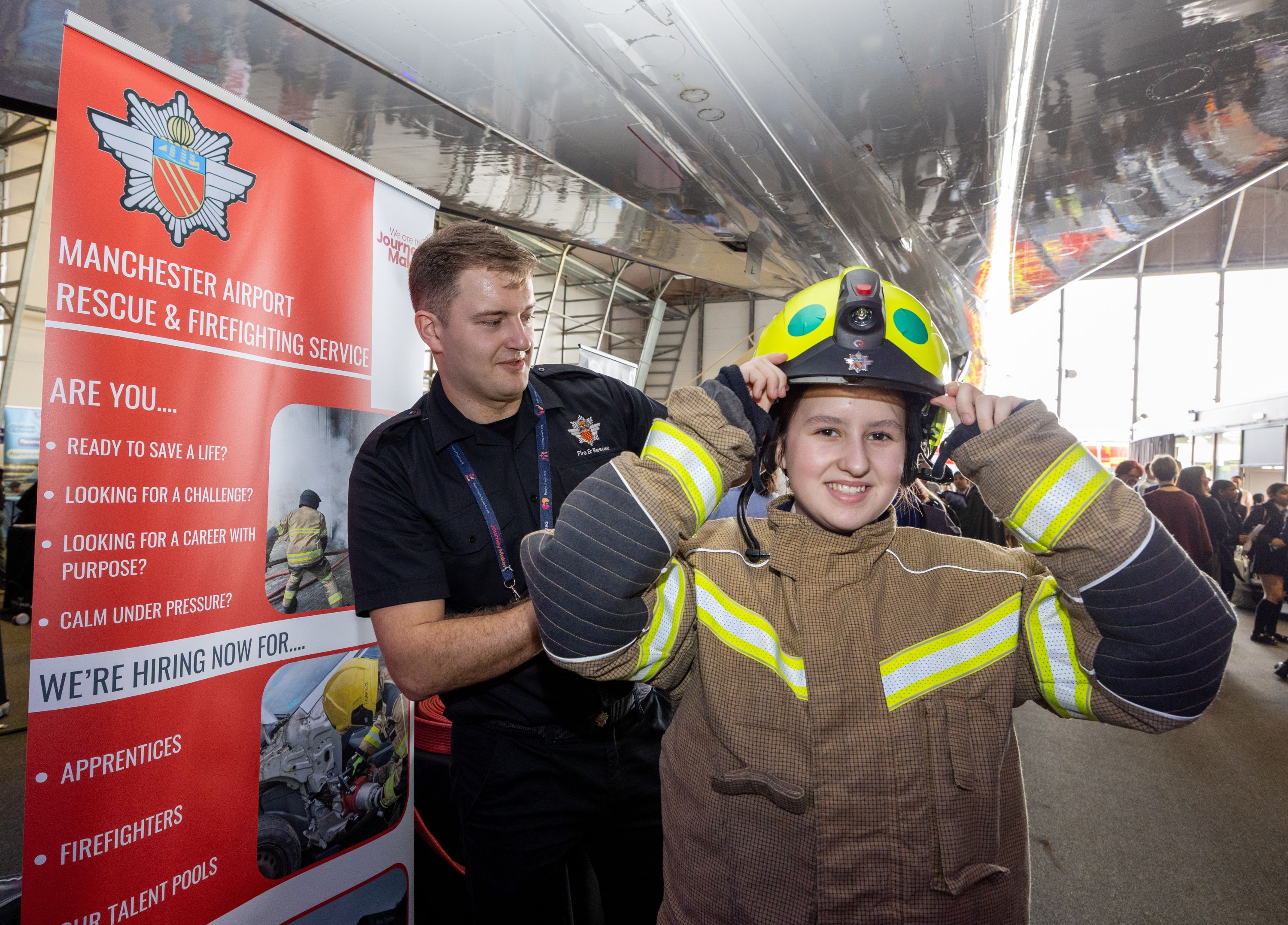 Local school pupils give flight to future aspirations at Manchester ...