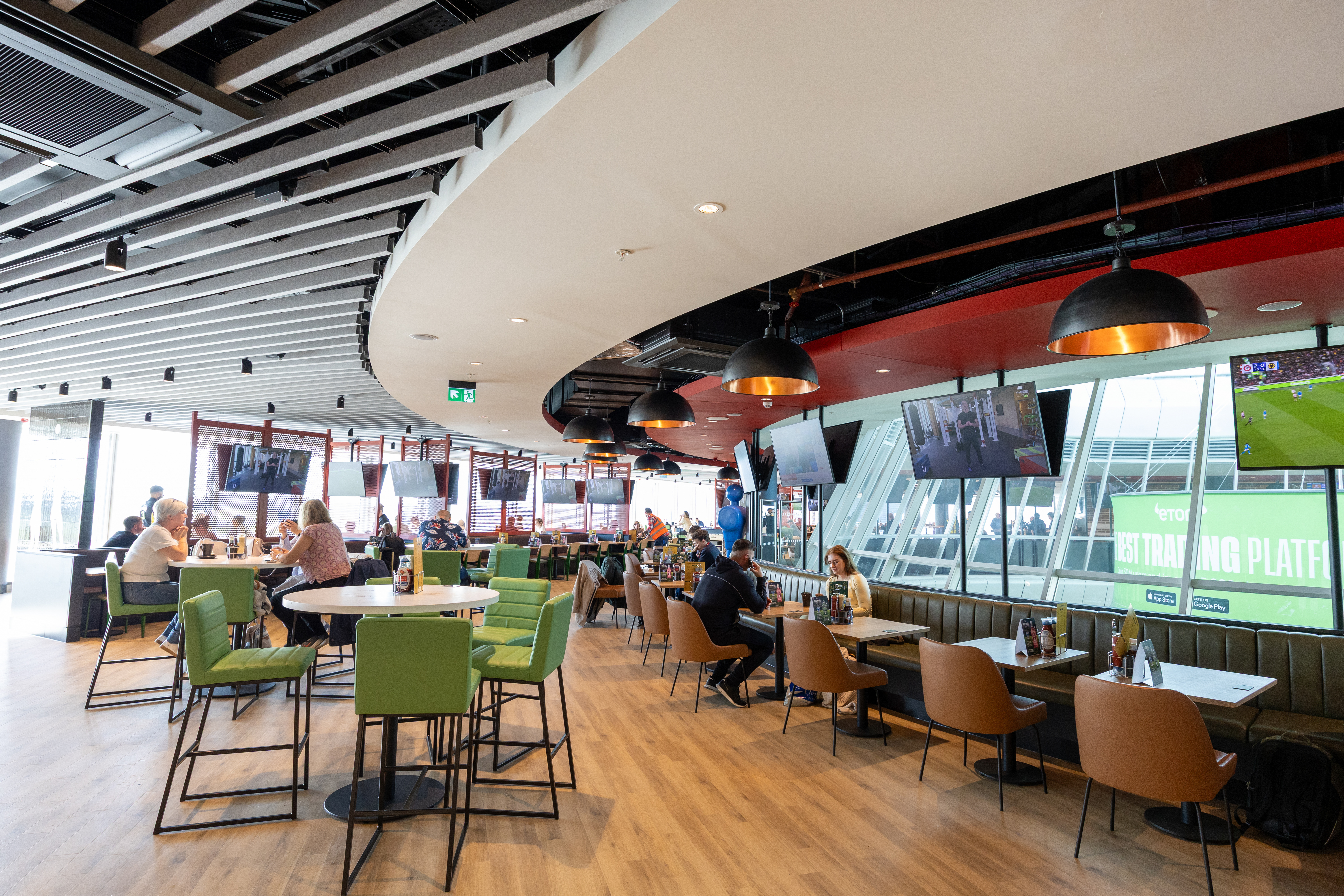 Manchester T3 More than 250 seats added to Terminal 3 as new area and sports bar open