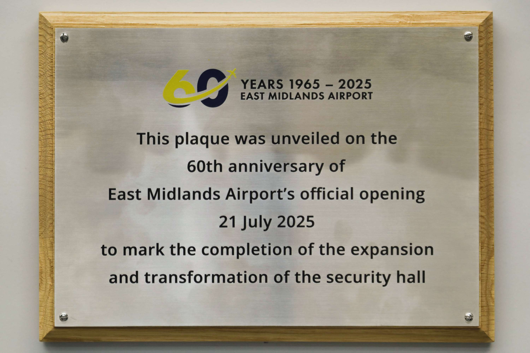 60th Anniversary Plaque - 6