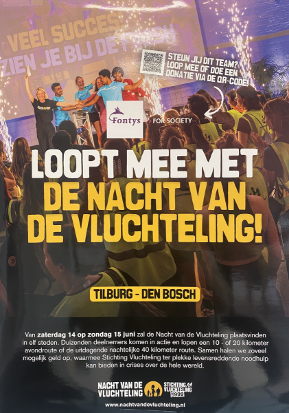 De poster die is verspreid