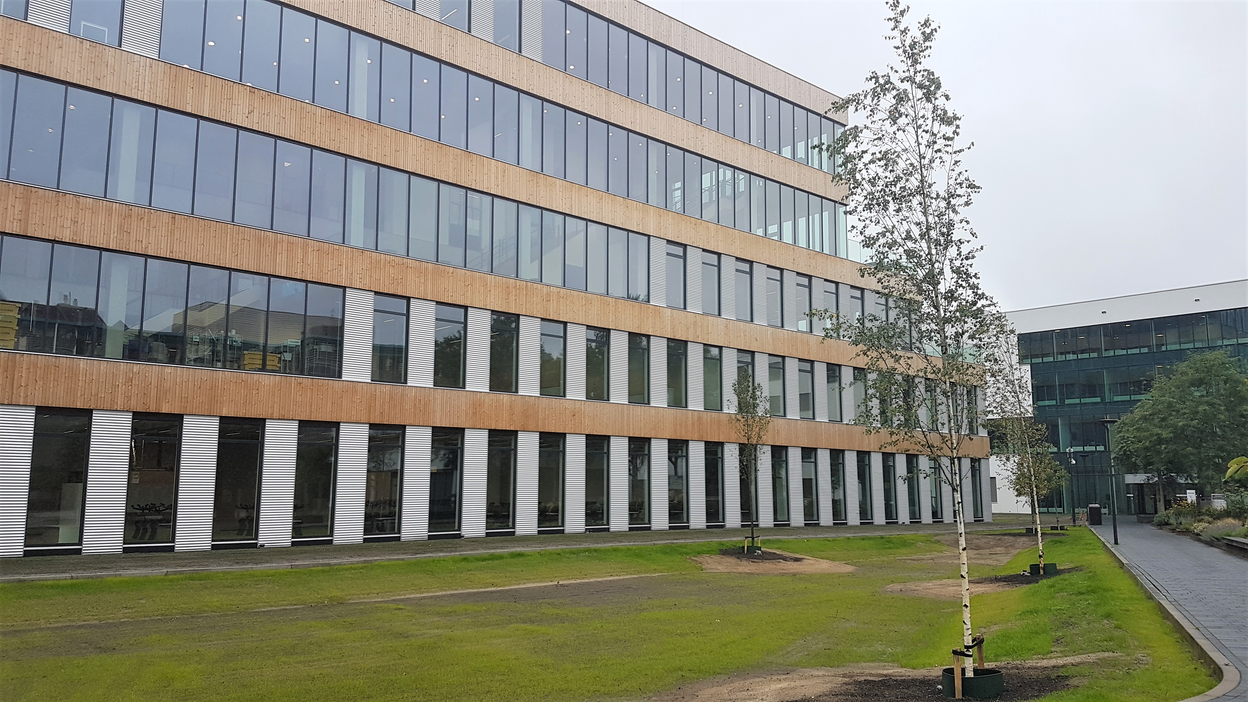 Het nieuwe gebouw op campus Rachelsmmolen.