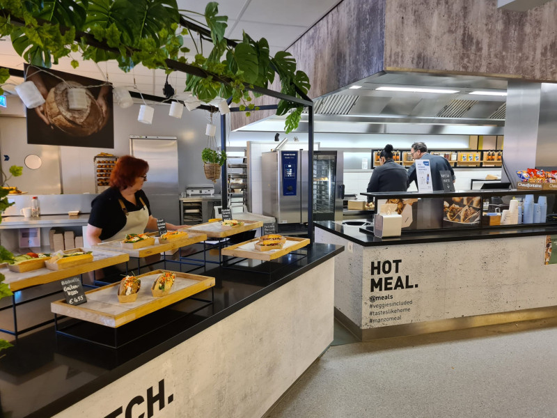 De catering op Campus Stappegoor