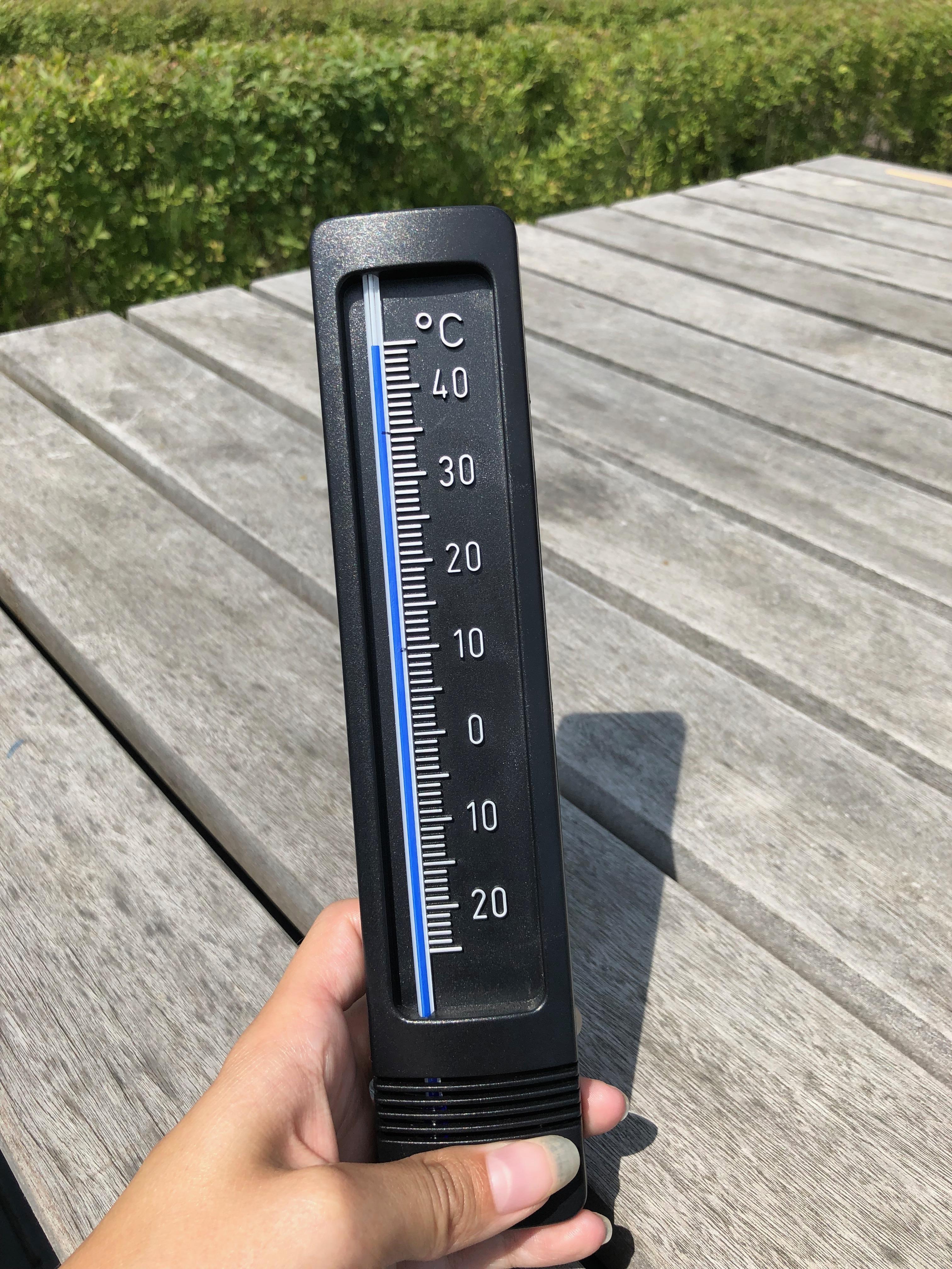 Hoogtepunt van de hitte.