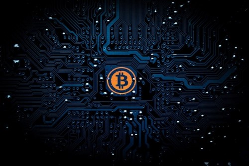 Illustratie van een bitcoin