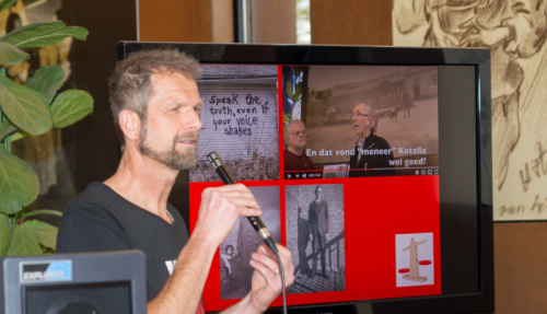 Presentatie in Kamp Amersfoort