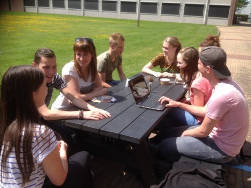 Pabo-studenten in Eindhoven.