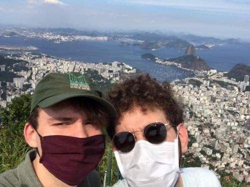 Friso (links) en zijn vriend Stefano