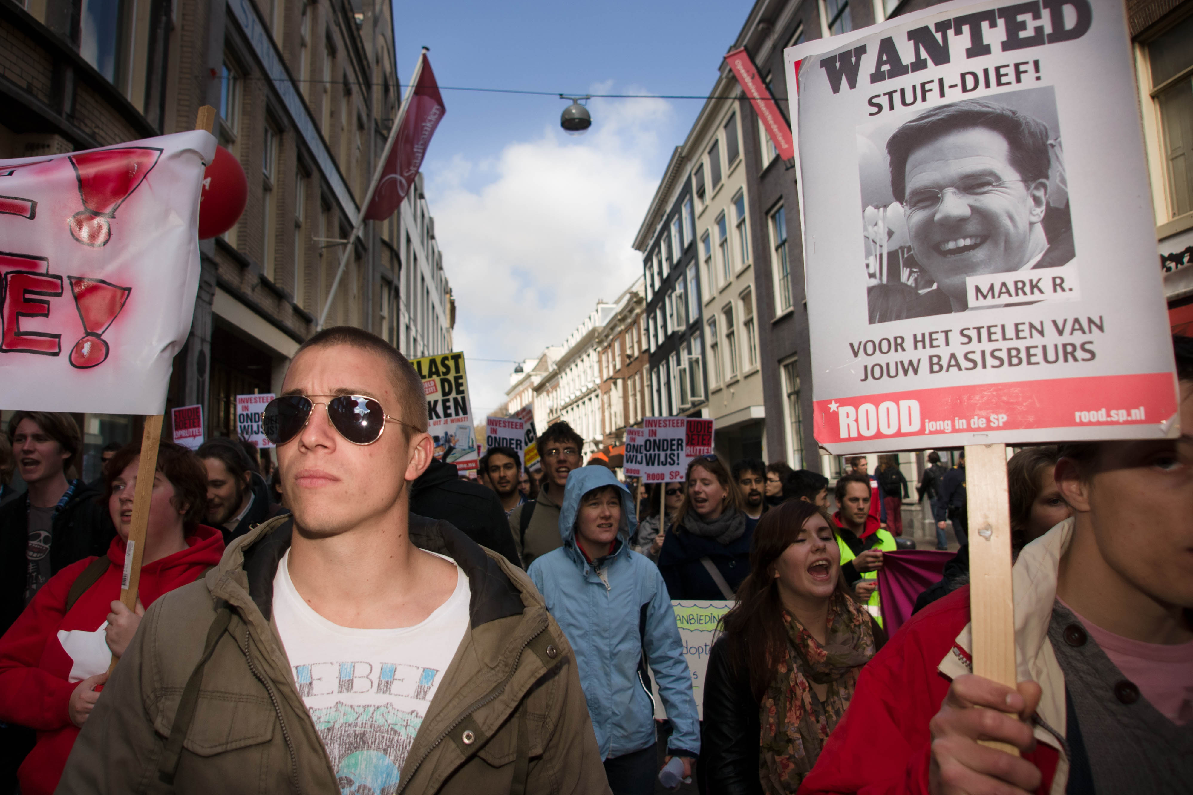 Het opheffen van de basisbeurs was al voor de coronacrisis aanleiding voor een studentenprotest.