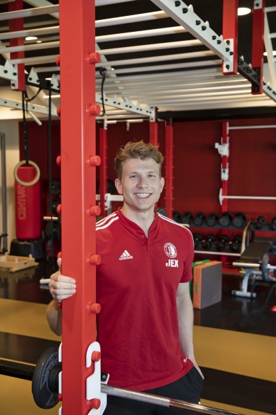 Jan Muller, revalidatietrainer bij Feyenoord. Foto's: Ton Toemen