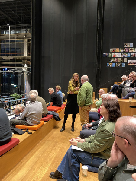 Daniëlle Arets in gesprek met het publiek