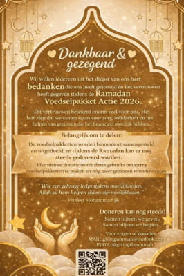 Poster van de actie