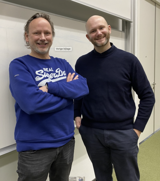 Arjan Groeneweg en Tom Adams