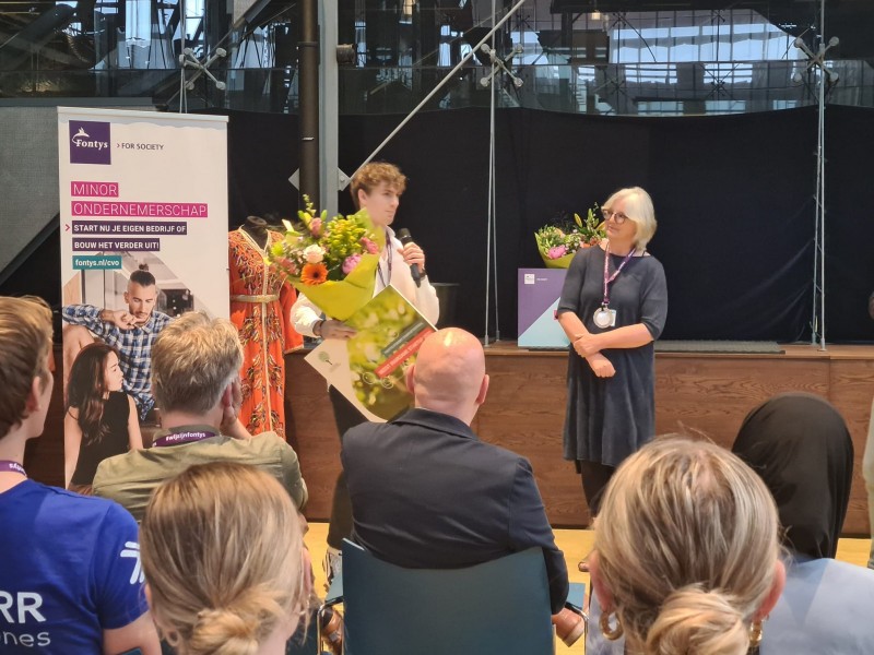 Chris Joosten won de Meest Duurzame Startup