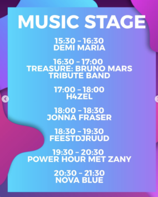 Line-up Purple Festival