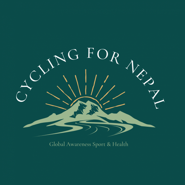 Het logo van Cycling for Nepal
