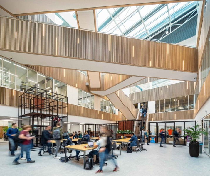 Nexus, het enige resterende Fontys-gebouw op het TU/e-terrein
