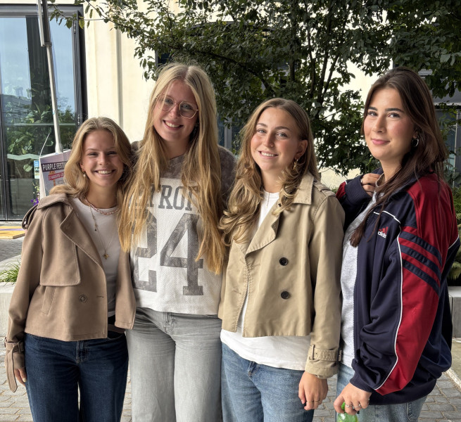 Carmen, Tess, Fleur en Ilay