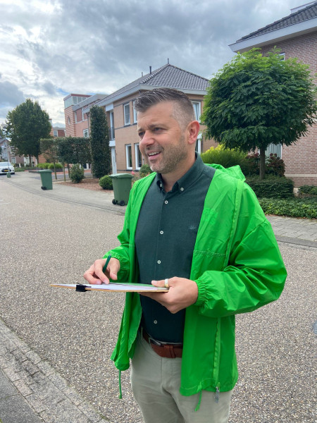 Geert Gabriëls op campagne