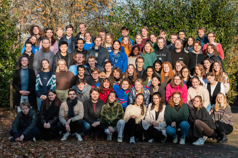 De groep studenten van het NSO. Foto: Veerle Bastiaansen