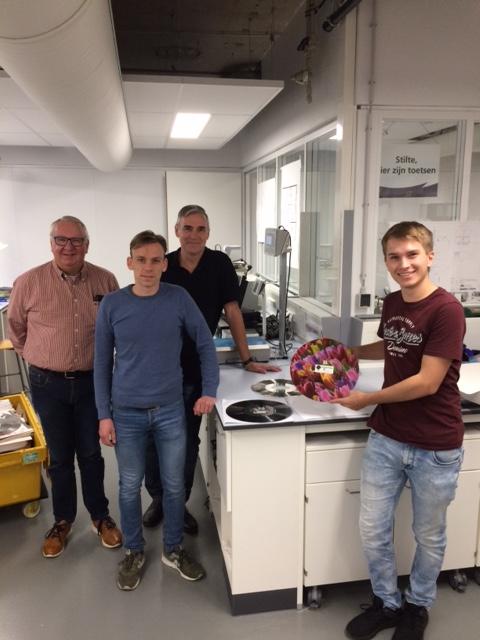 Duurzame LP (vlnr): Pieter van Ettro, Bas Koolen, Guido Smets en Garm Willems.