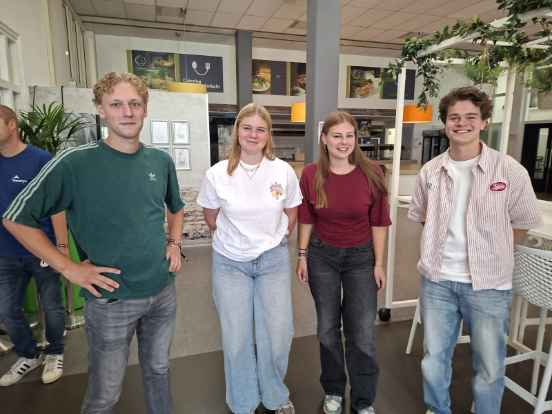 Sebas, Sem, Fenne en Thomas