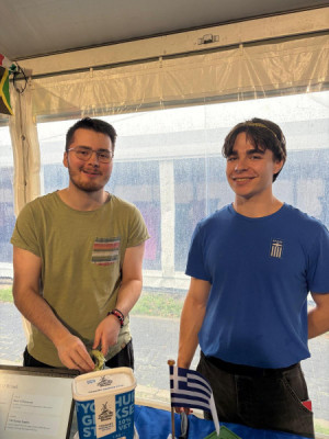Tibo (links)  Dimitri (rechts)