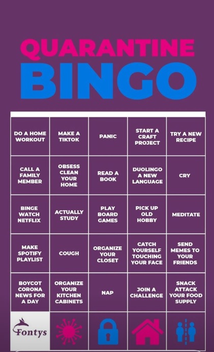 'Quarantine Bingo' in Venlo