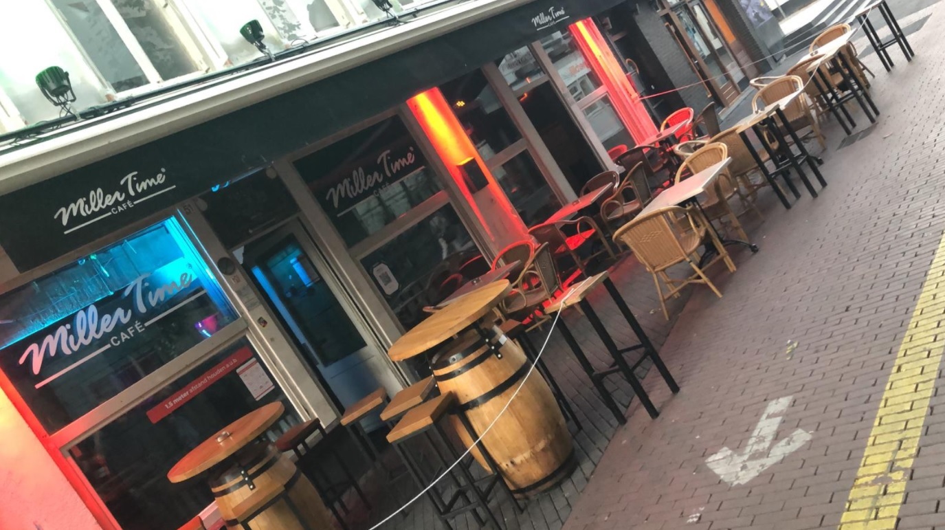 Café Miller Time in Eindhoven, afgelopen maandagavond.