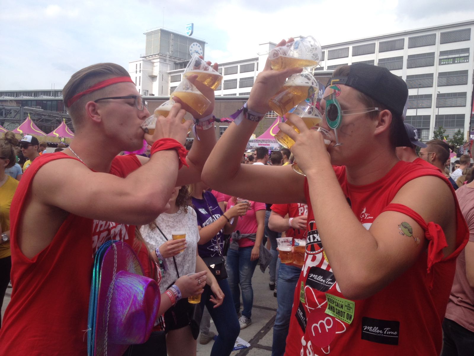 Geen drankspelletjes dit jaar.
