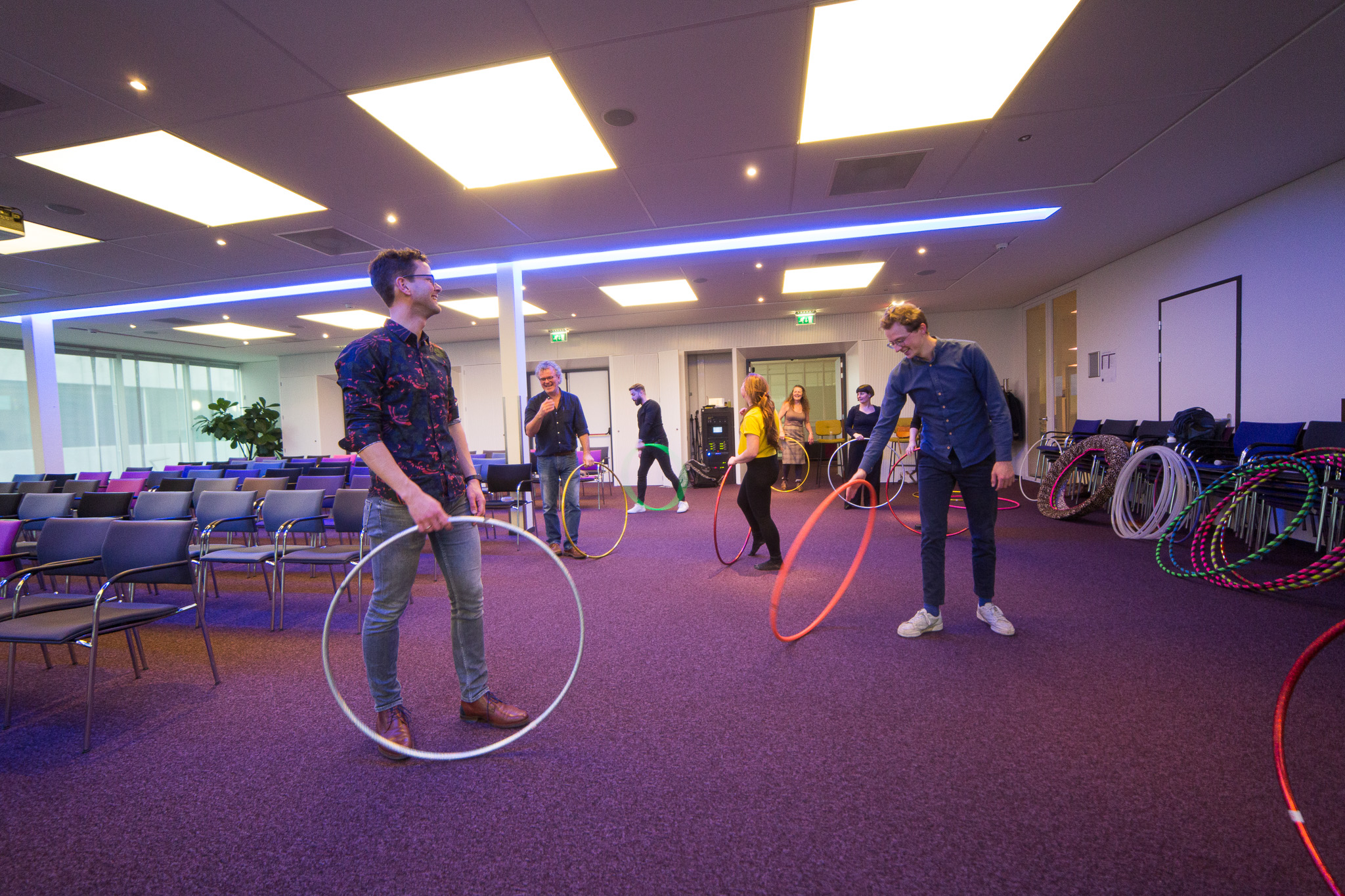 Tussen de lezingen door waren er workshops.