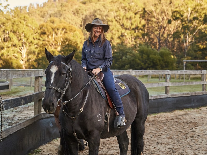 Riding high Horse adventures in the Wolgan Valley