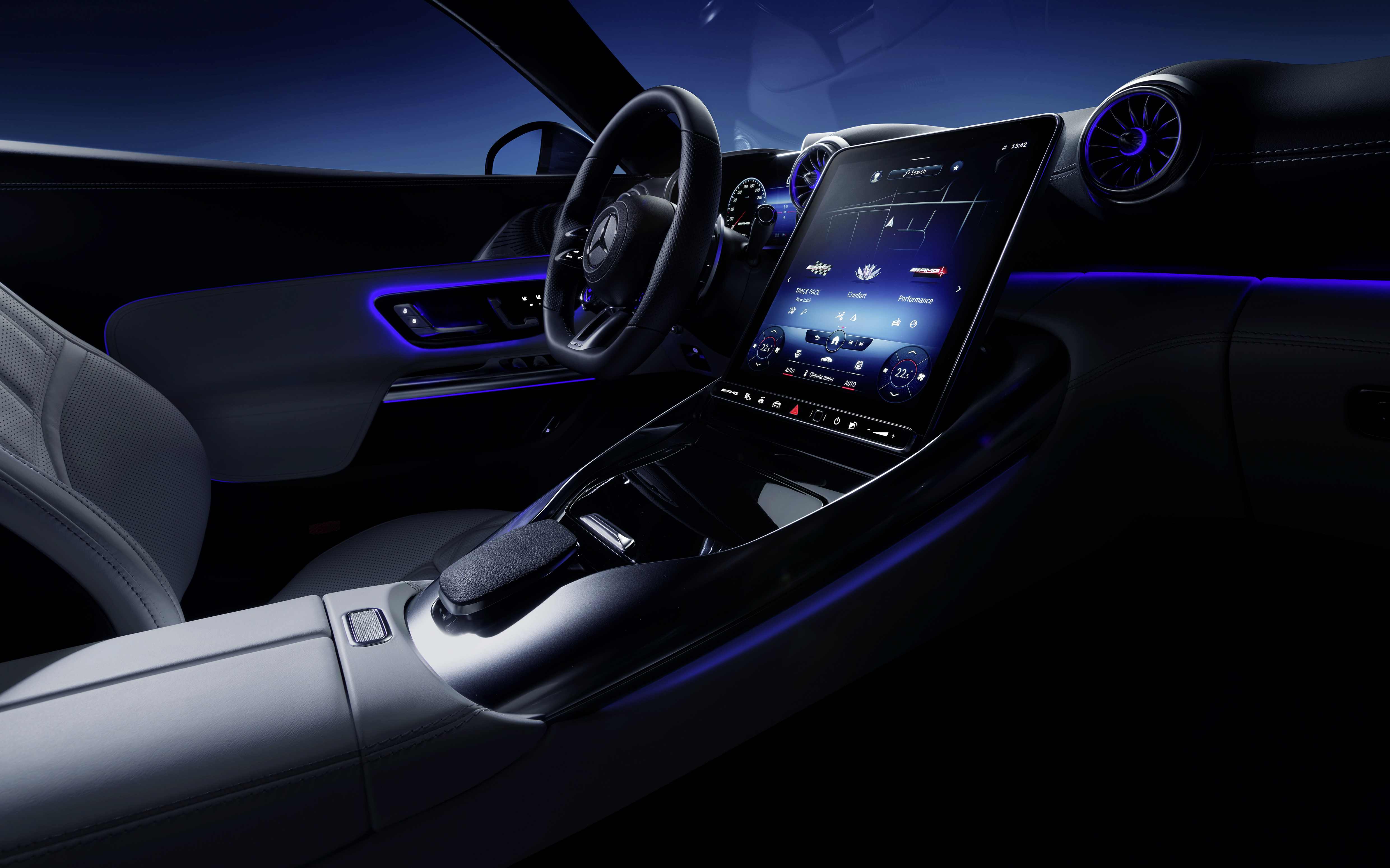 Design interior exclusivo do novo Mercedes-AMG SL