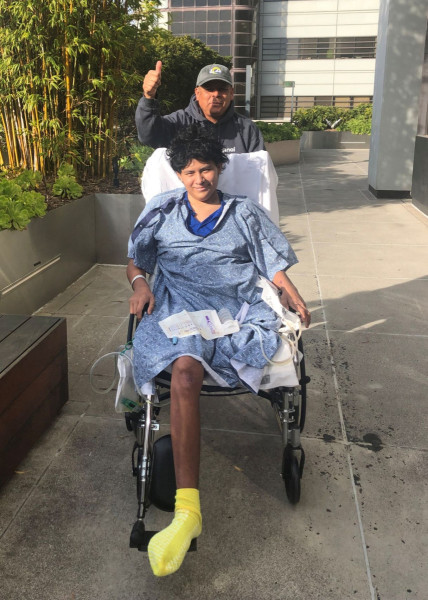 Albert con su padre, Carlos Miranda. Foto cortesía de Carlos Miranda.