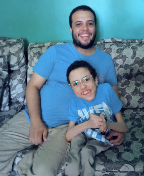 Ramón Rivera (izquierda) y su hijo Erick. Foto cortesía de Ramón Rivera.