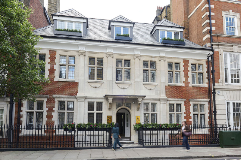 The new Cedars-Sinai clinic at 76 New Cavendish St. in the Harley Street Health District in London.