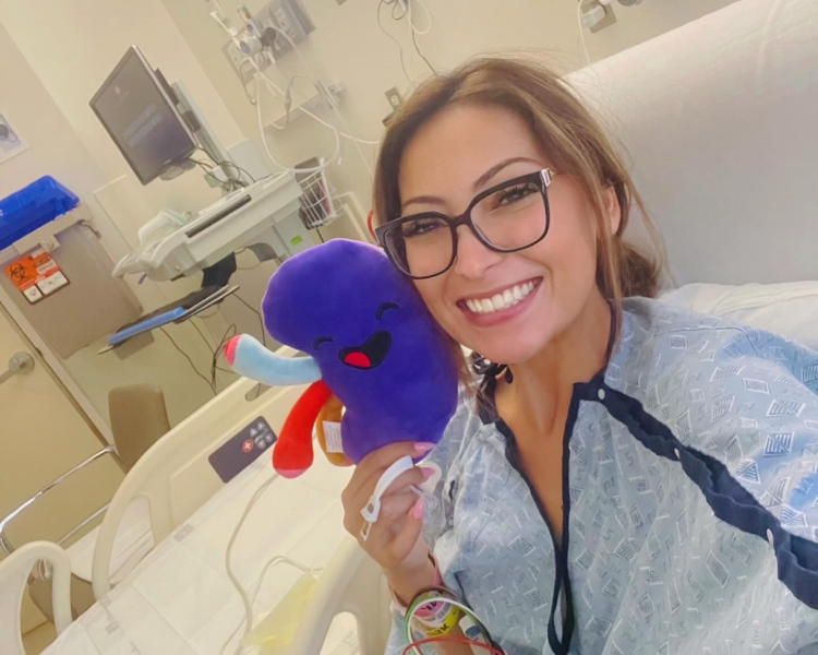 Cuando una enfermedad autoinmune provocó insuficiencia renal, Angélica Ponce necesitó un trasplante para salvar su vida. Foto cortesía de Angélica Ponce.