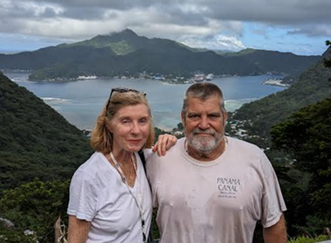 Mary Ann (left) and Peter Loef have enjoyed 38 years of vacations together. Photo courtesy Peter and Mary Ann Loef.