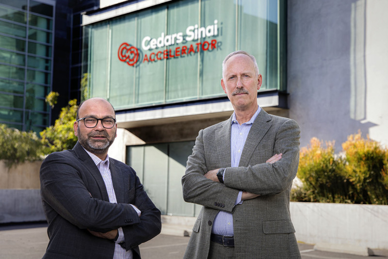 Nirdesh Gupta, PhD (left), and James D. Laur, JD.