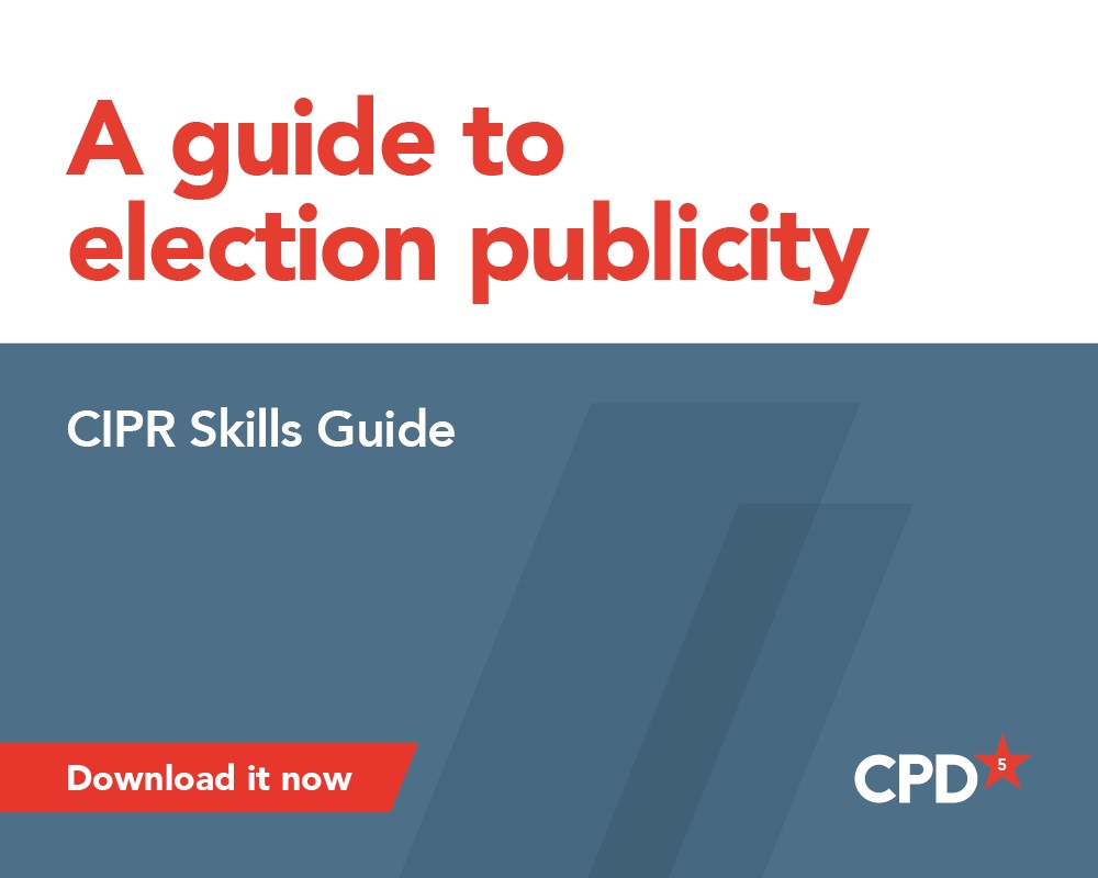 New CIPR skills guide on election publicity