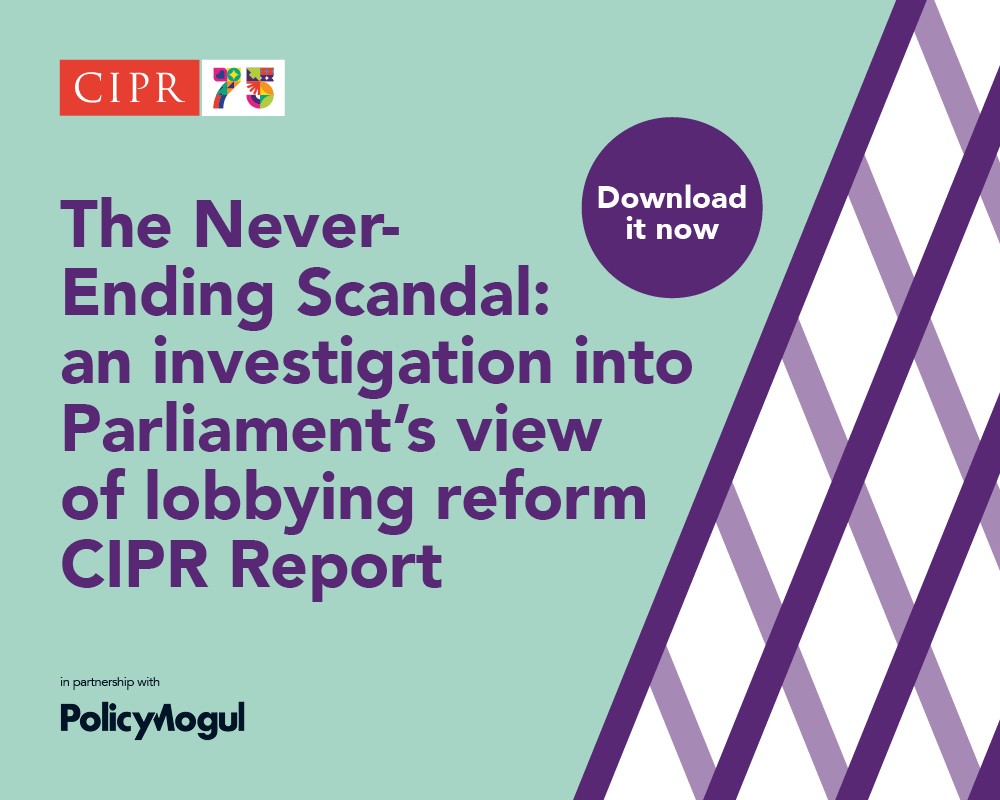 New research from the CIPR finds MPs are failing to address ...