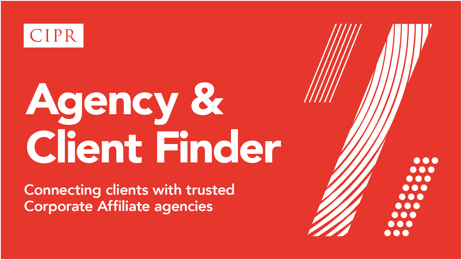 CIPR launches new Agency & Client Finder service